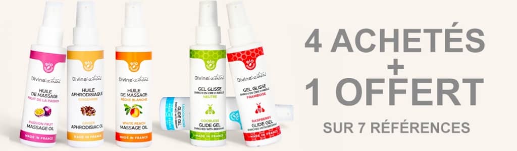 Divinextases : 4 achet�s = 1 offert !
